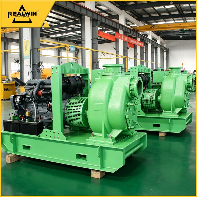 Heavy-Duty Diesel Driven Water Pump, Custom Unit for Mine Ponding &amp; Construction Drainage