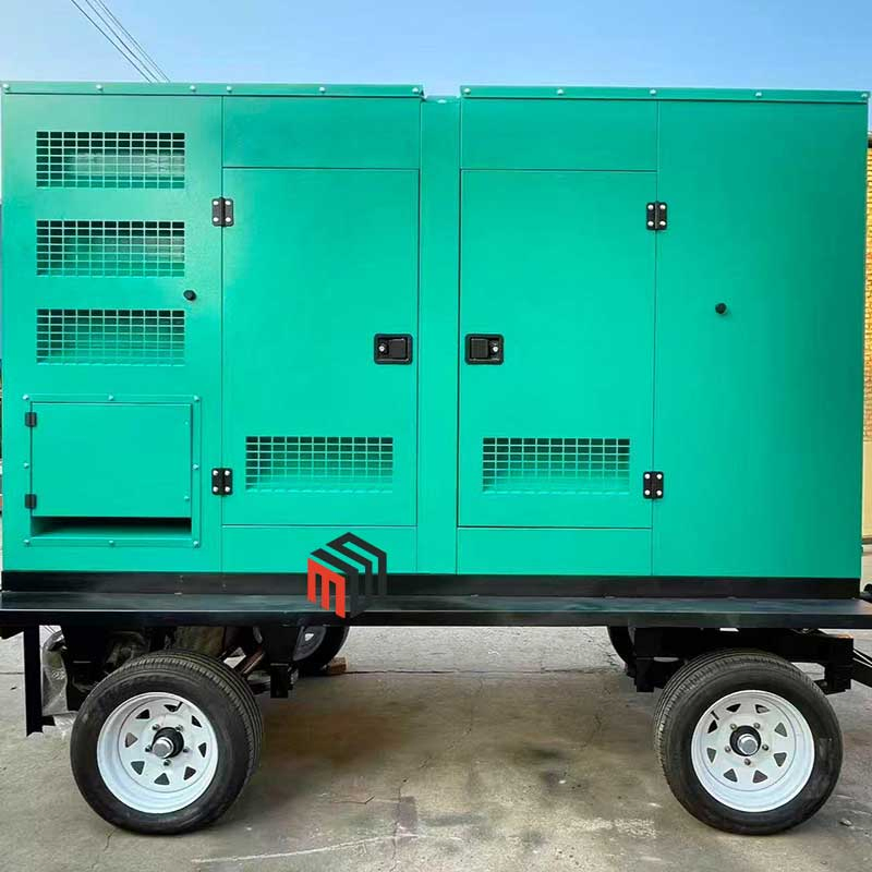 200kw 300kw 350kw Generador diésel móvil de emergencia para sitio de construcción, remolcable y certificado por la EPA, en venta