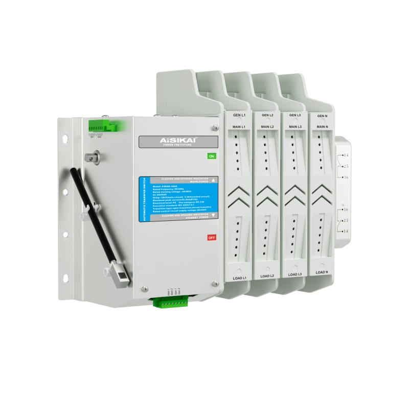 Aisiaki Askq6 Serie Interruptor de Transferencia Automático Inteligente ATS 630A 4p