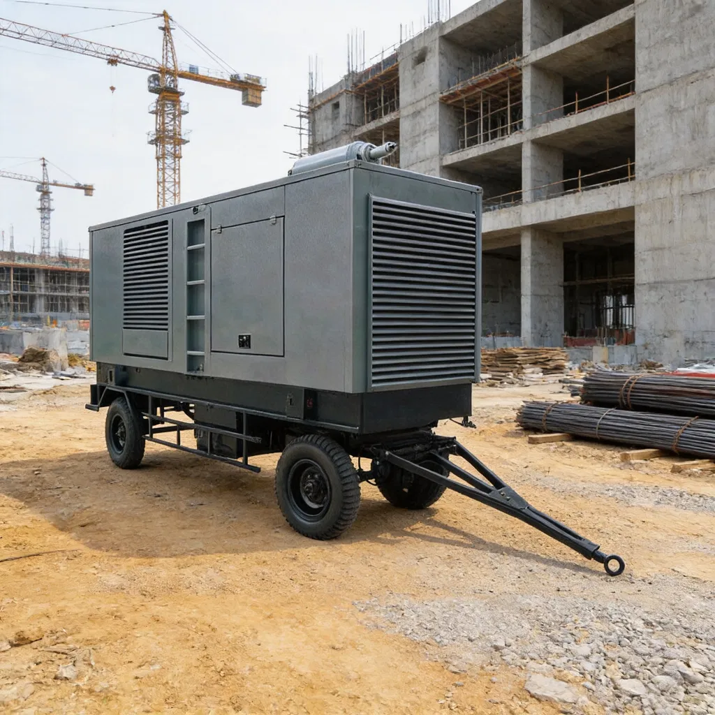 Generador diésel portátil, móvil, remolcable y silencioso Cummins Weichai Yuchai Per-Kins para suministro de energía eléctrica de respaldo en fábricas industriales y conciertos