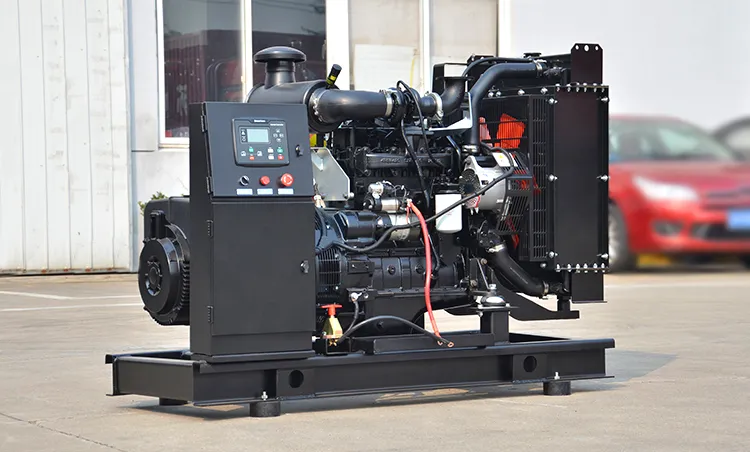 Generador Diesel Silencioso de Emergencia Prime de Fase 450kVA 360kw 3 - Vista Lateral