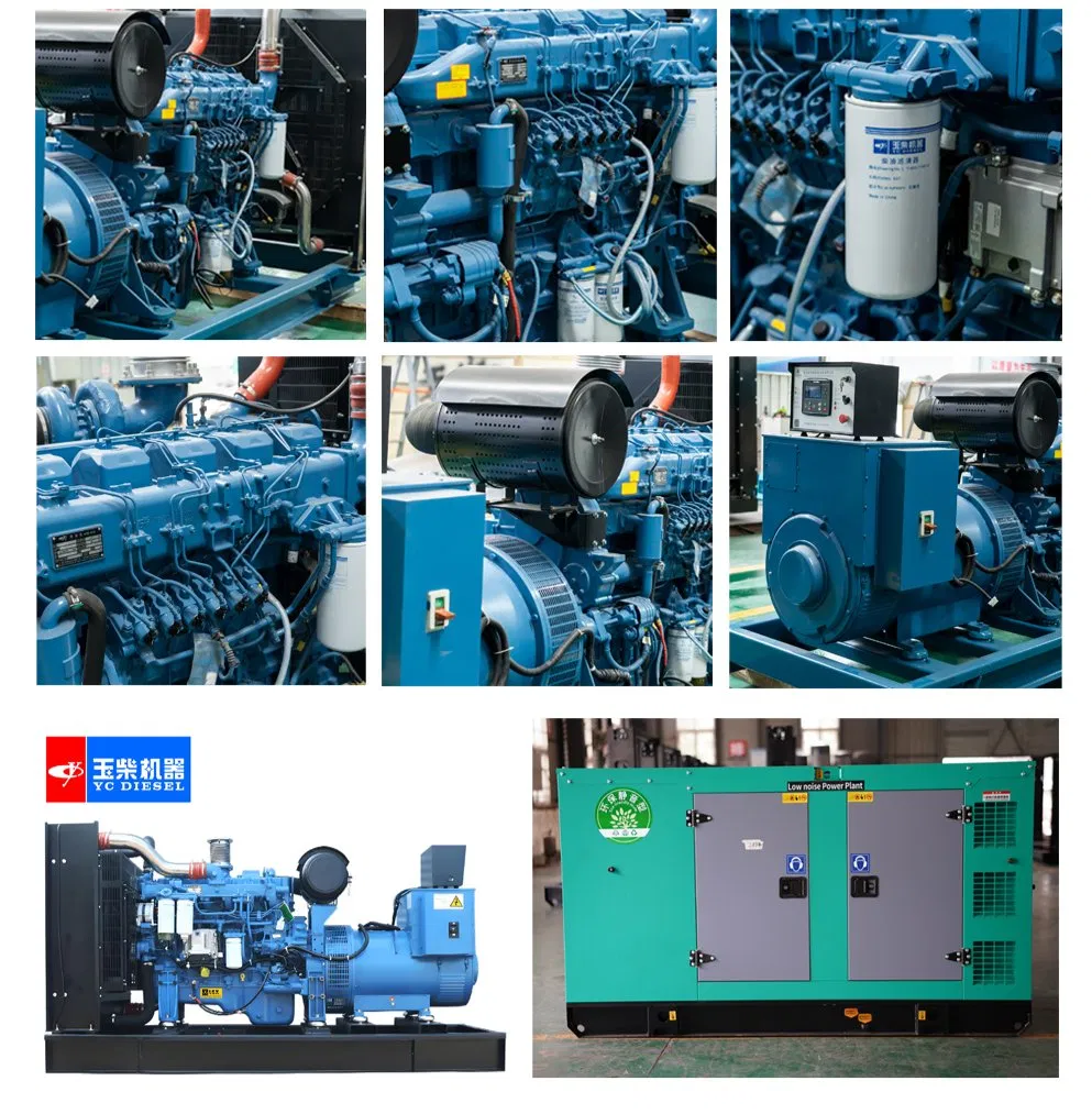 Generador diésel de marco abierto Yuchai Engine 20kw 40kw Prime Backup con interruptor de transferencia automática