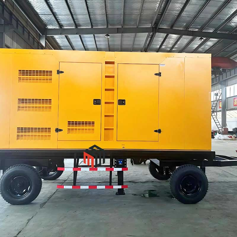 200kw 300kw 350kw Generador diésel móvil de emergencia para sitio de construcción, remolcable y certificado por la EPA, en venta