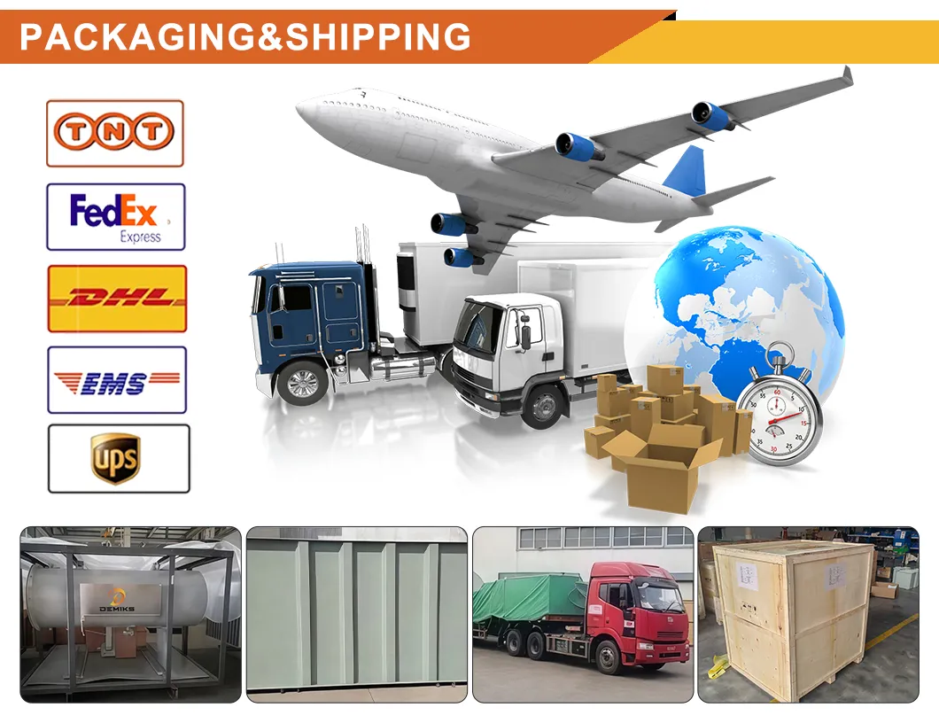 Embalaje seguro y logística de exportación de transformadores