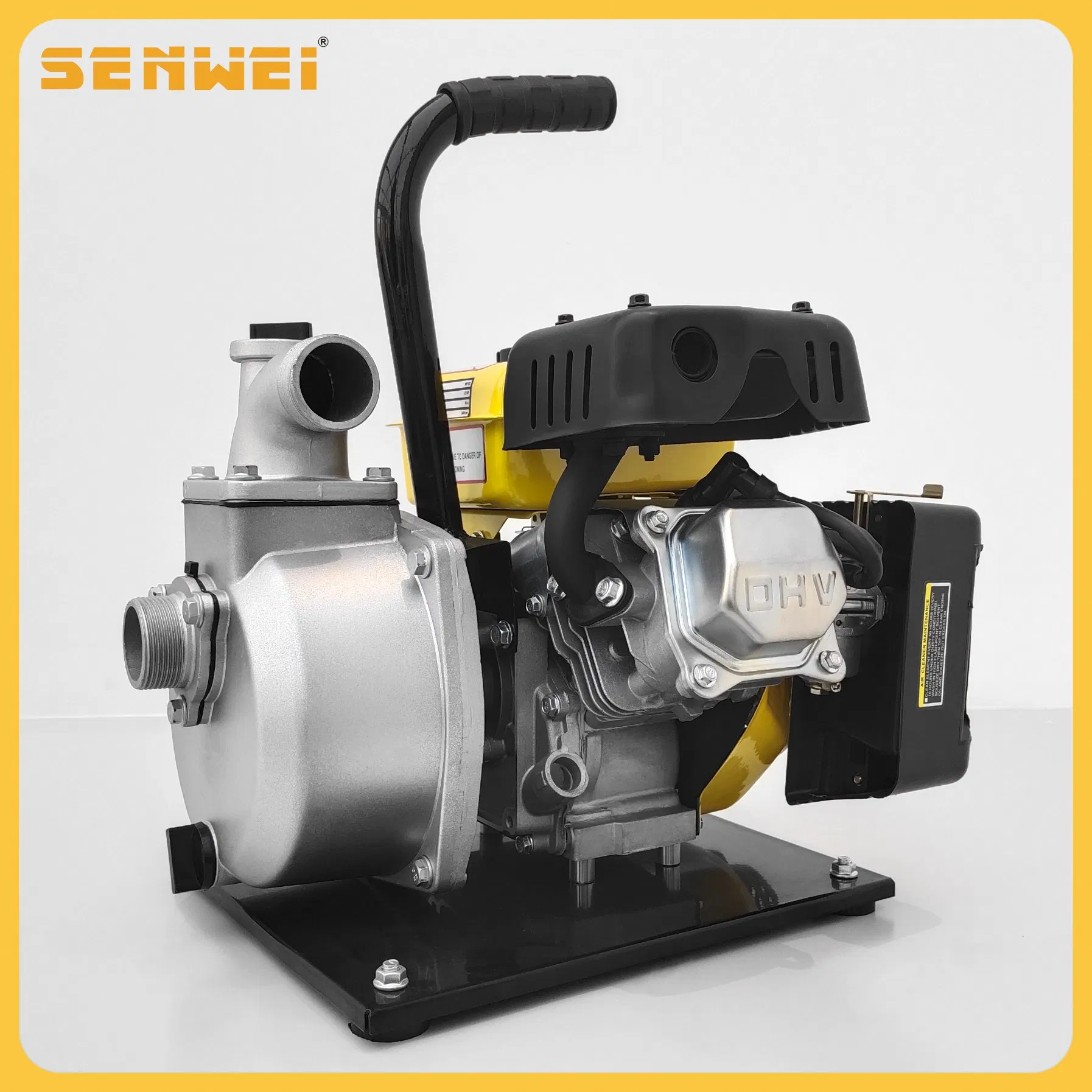Senwei Wp15X Fábrica de Hogar Barco Agricultura Mina Construcción Uso Industrial Agrícola Irrigación Bomba de Agua de Gasolina de Gran Caudal Elevación Alta
