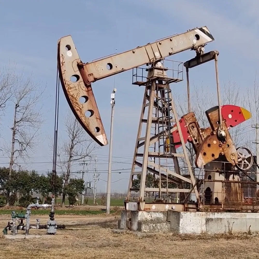 Unidad de bombeo de caballo de fuerza de varilla de succión de aceite de campo duradera y de alta resistencia con manivela de acero forjado C-640d