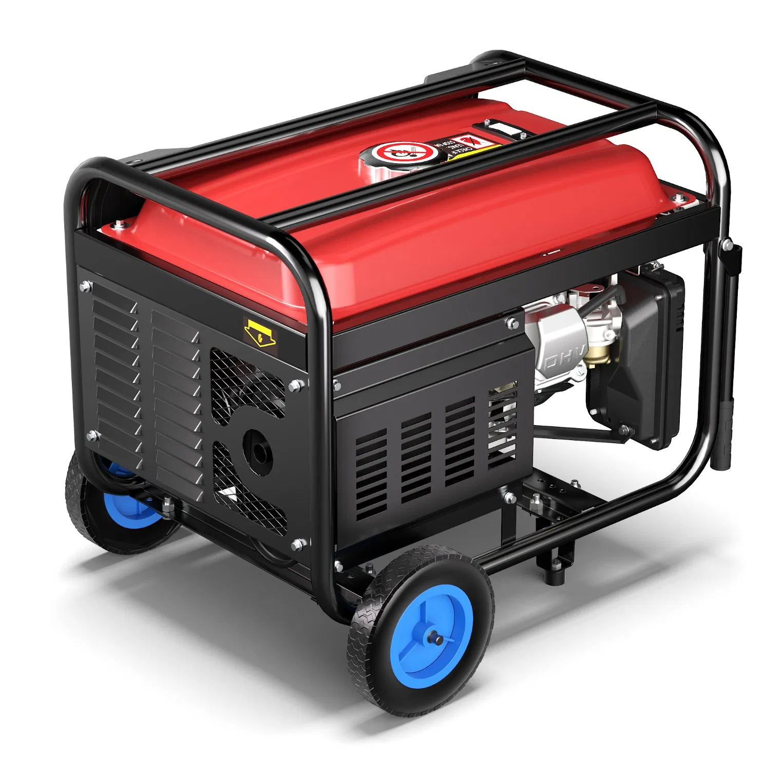 Eyg3500g Erayak Marco Abierto 8500W 110V 220V Generador de Luz de Poder 7kw 5kw 8kw 5kVA 9kw Portátil 3kw Generador Eléctrico de Gasolina Portátil CE