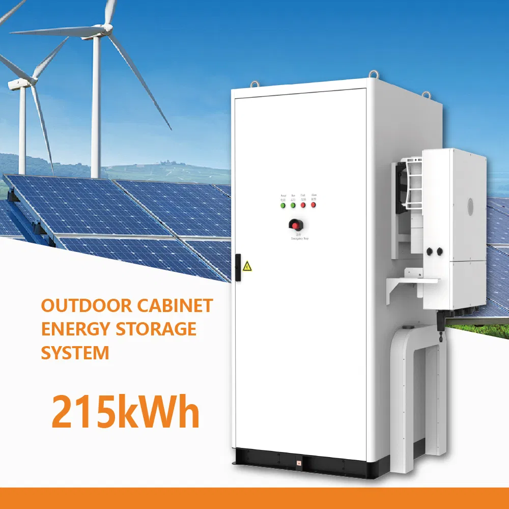 LiFePO4 Energía solar fotovoltaica 100kwh 215kwh Sistemas de almacenamiento de energía de batería de respaldo de generador de litio para uso industrial y comercial