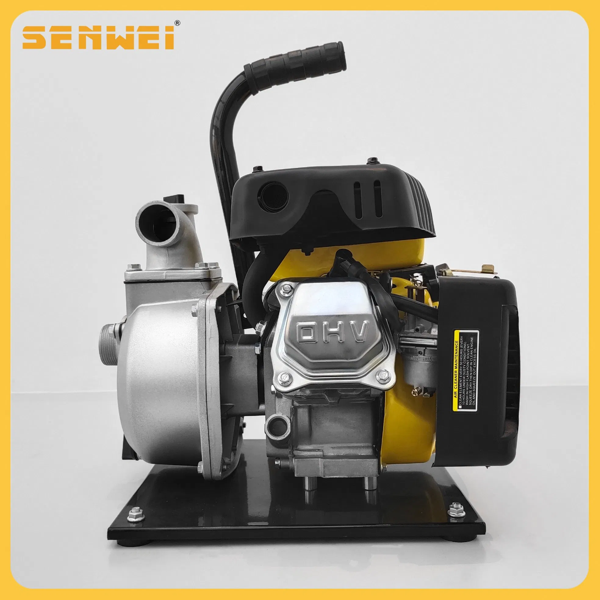 Senwei Wp15X Fábrica de Hogar Barco Agricultura Mina Construcción Uso Industrial Agrícola Irrigación Bomba de Agua de Gasolina de Gran Caudal Elevación Alta