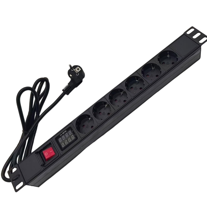 Monitoreo y Control Remoto Inteligente Medidor LCD PDU Personalizable 63A Unidad de Distribución de Energía PDU Pesada