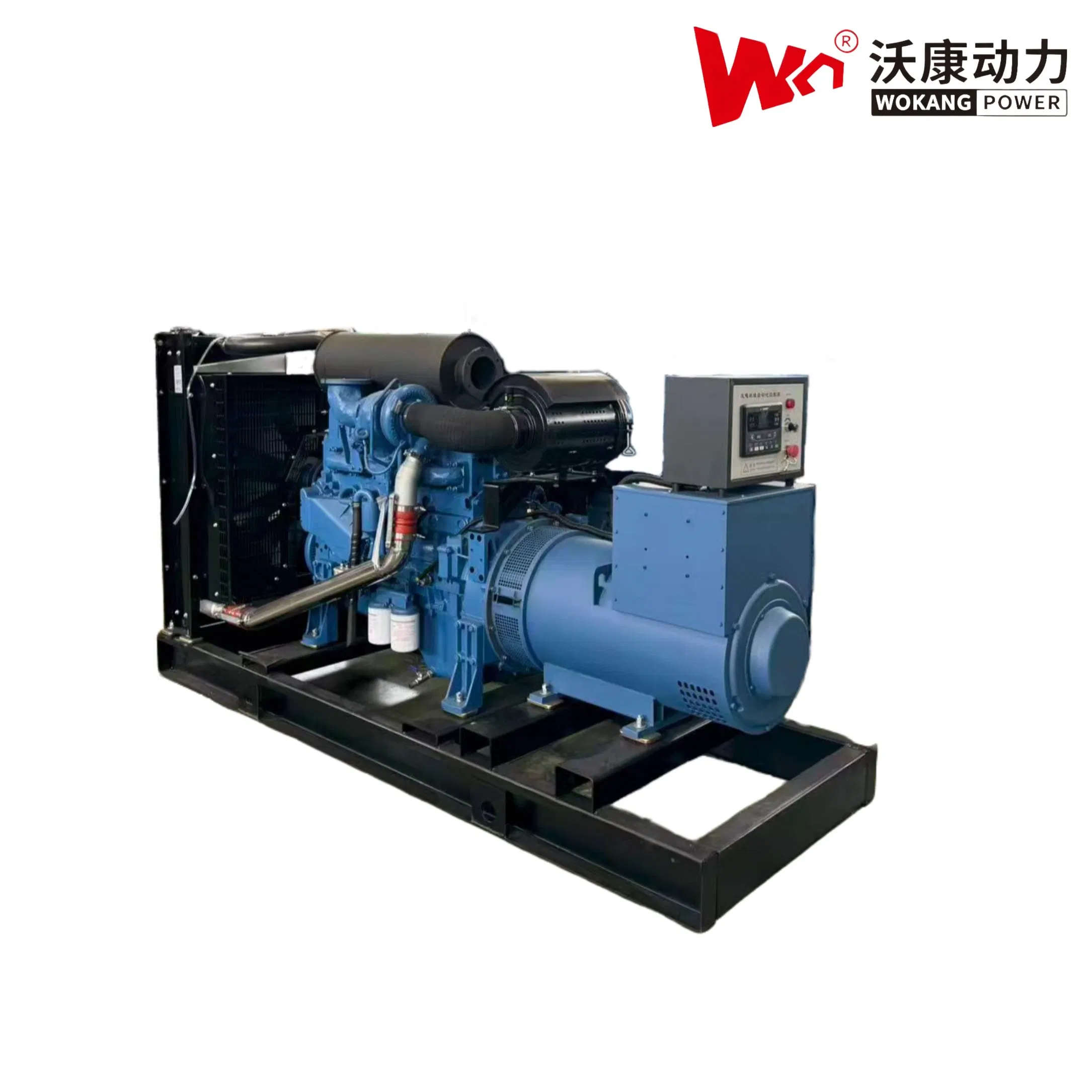 Generador de potencia diésel Prime 200kw con motor Yuchai Yc6MK350L-D20 generador sin escobillas de cobre completo Marathon ensamblaje de Wokang para uso de emergencia