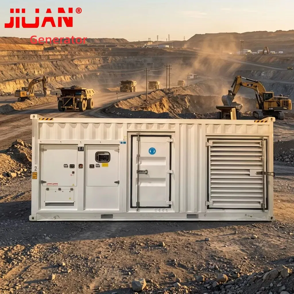 Grupo Electrogeno Silencioso 1100kw 1260kw 1375kVA 1575kVA 1600kw 2000kw Container Type 3 Phase Silent Generator for Business