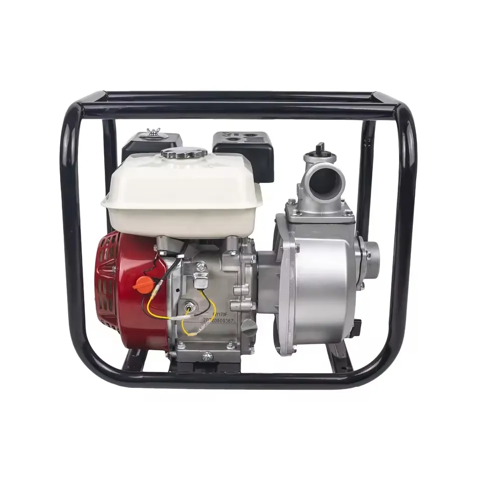 Bomba de agua agrícola de gasolina autocebante de alta presión y gran potencia Wp20/Wp30/Wp40