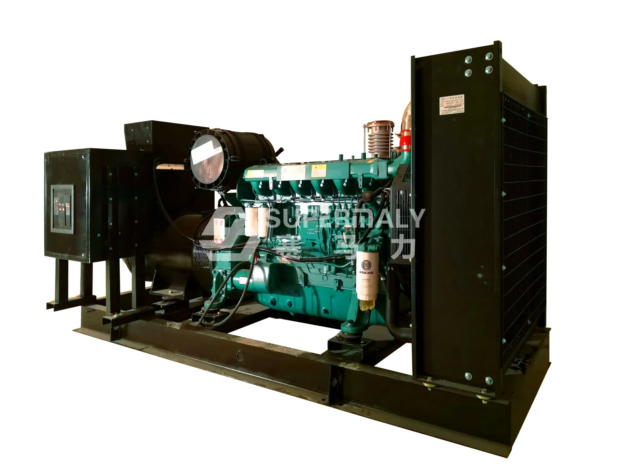 Generador diésel de contenedor con remolque abierto/silencioso de Weichai Prime Power 400kw 500kVA