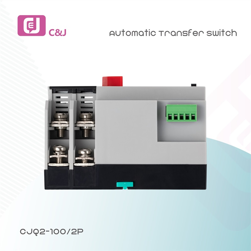 Precio de fábrica Cjq2-100 2p Interruptor de cambio inteligente ATS WiFi Interruptor de transferencia automática eléctrica