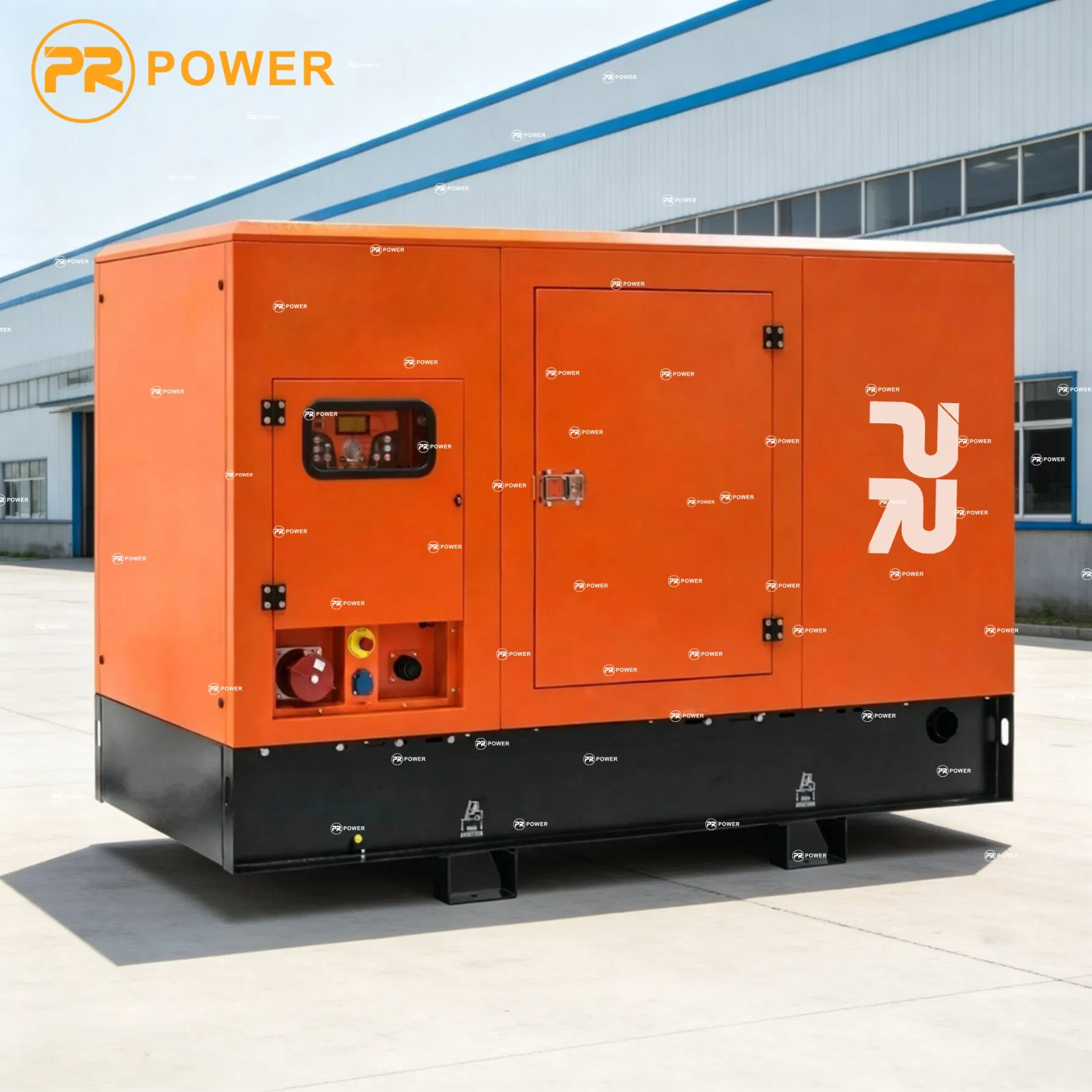 Generador Diesel Trifásico Super Silencioso de Potencia Prime 30kVA 50/60Hz con Motor Peikins 1103A-33G Arranque Automático ATS