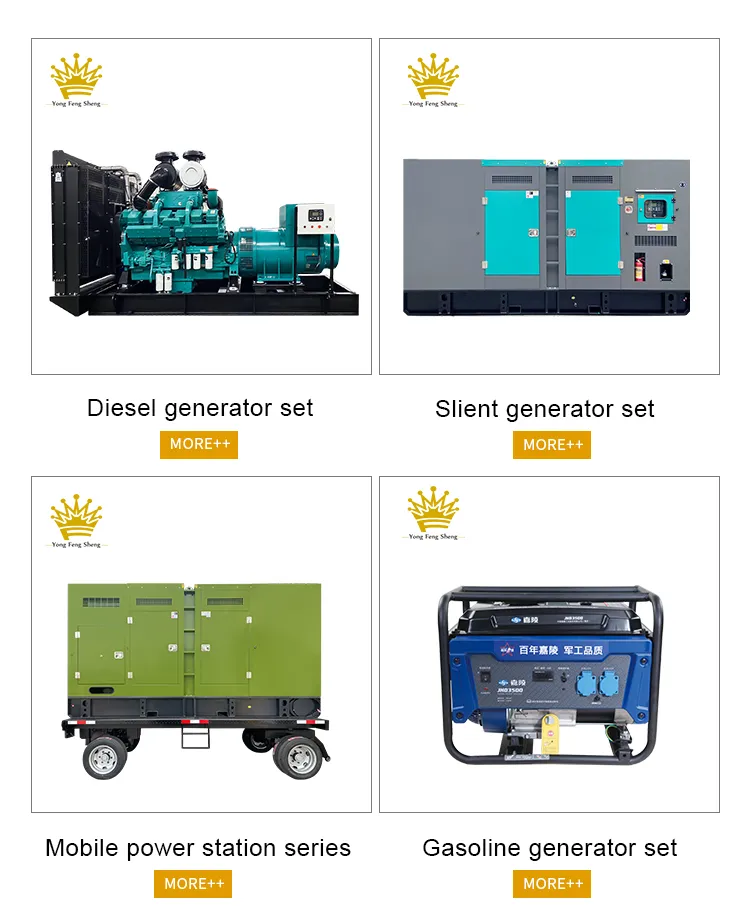 20/50/60kw Generador de potencia diésel de marco abierto para uso agrícola y en granjas