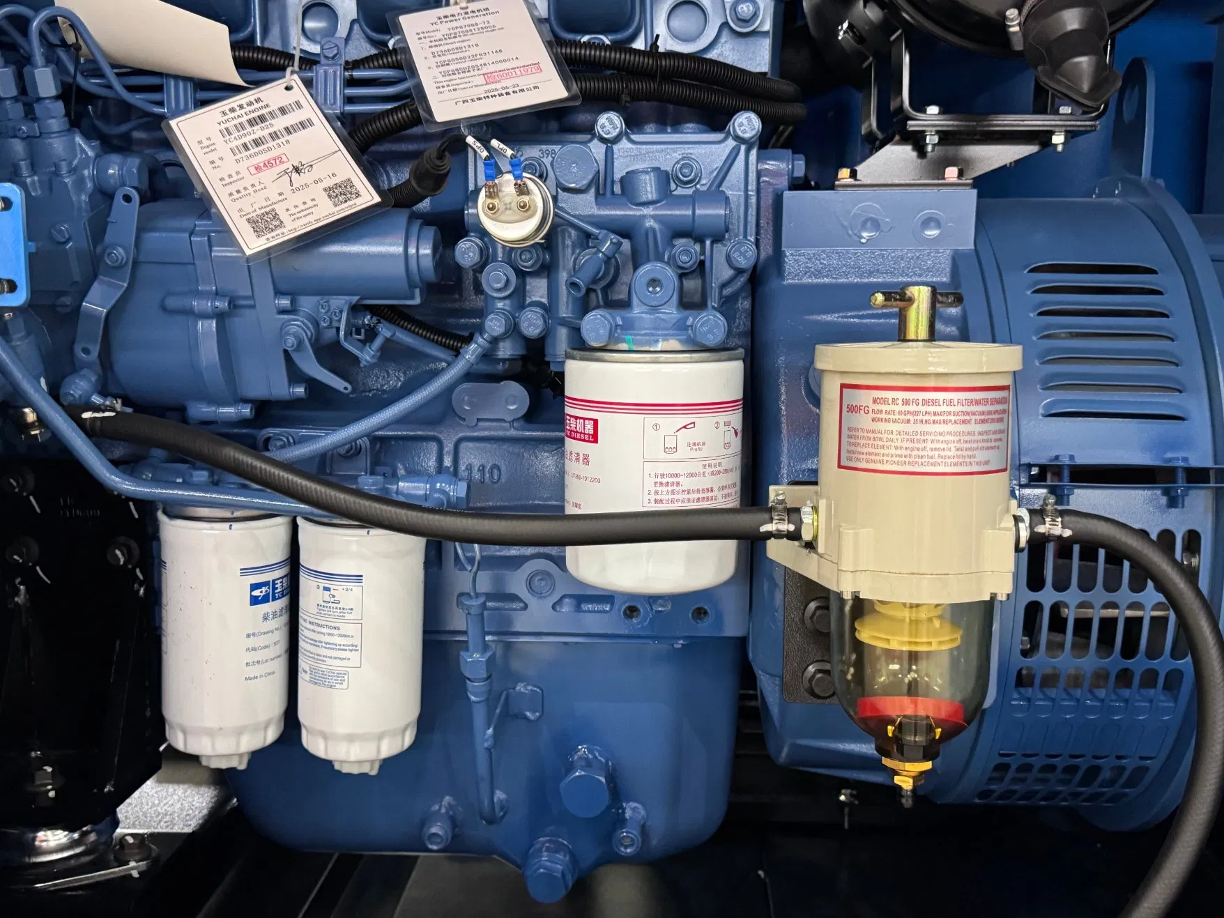 Generador Diesel Silencioso de Potencia Prime 80kw 100kVA Refrigerado por Agua para Sala de Computadoras de Telecomunicaciones Yuchai