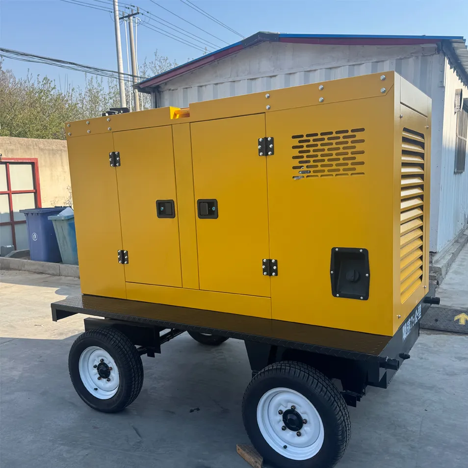 375kVA 50Hz Generador Móvil Con Diseño Remolcable para Suministro de Energía al Aire Libre