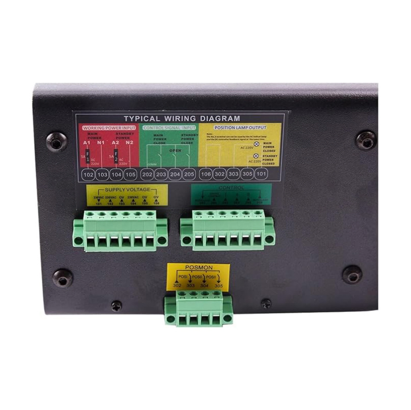 Interruptor de transferencia automática de doble alimentación inteligente para generadores diésel/gas