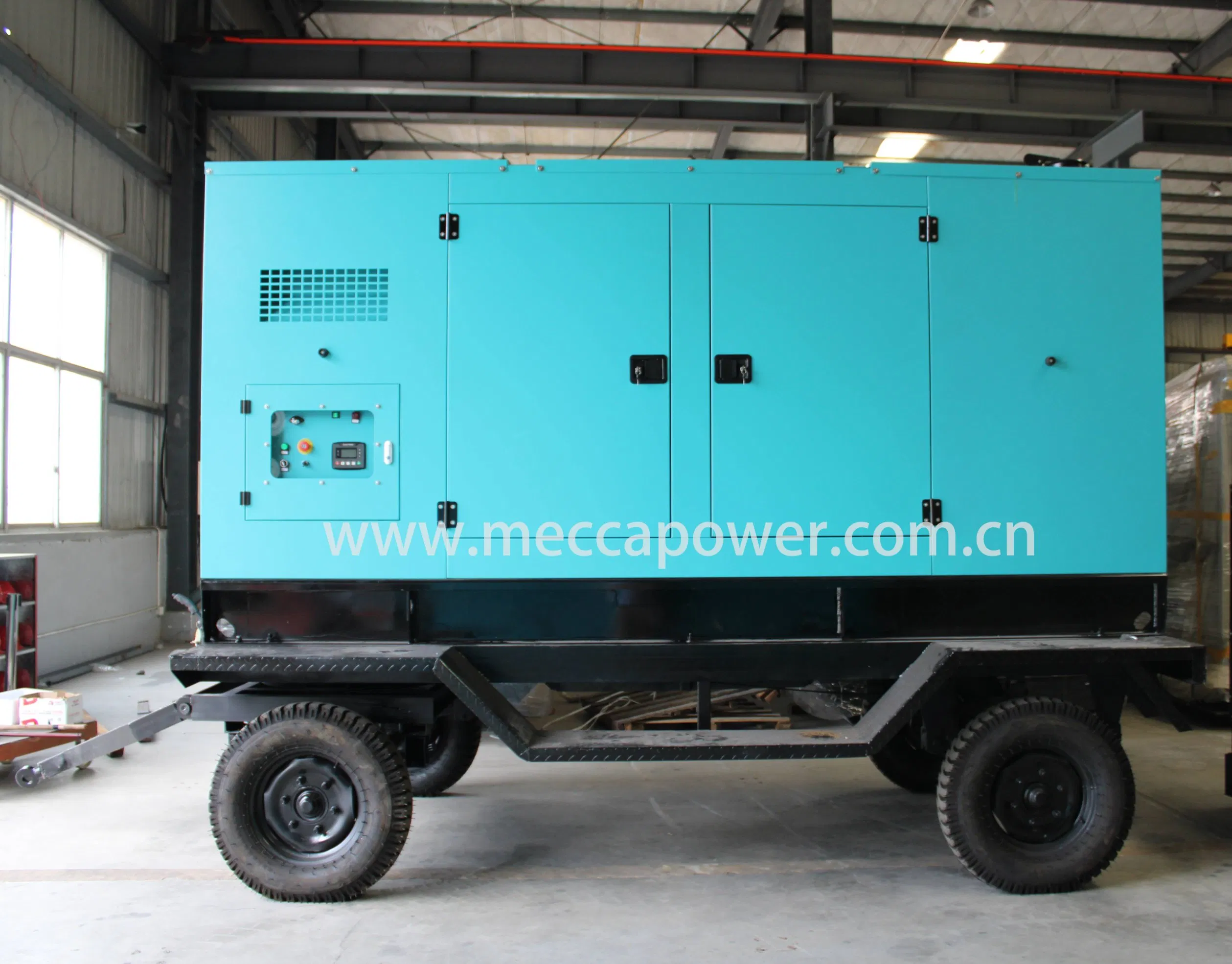 500kw Trailer Mounted Towable Mobile Trolley Cummins/Perkins Diesel Generator Set