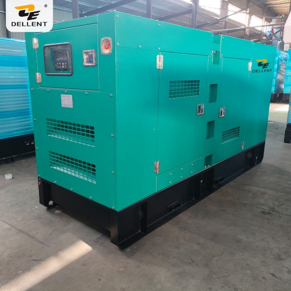 DELLENT: Precio de fábrica OEM Generador diésel insonorizado de contenedor abierto de potencia primaria de una/fase trifásica 500kVA