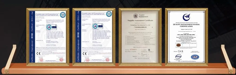 Certificaciones y Estándares del Fabricante