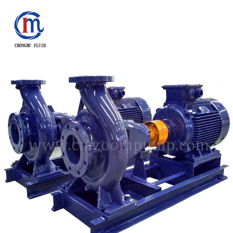 Motor eléctrico de serie, motor diésel, bomba de agua de succión axial de un solo estado, química, agricultura, hierro fundido, acero inoxidable, centrífuga, riego agrícola