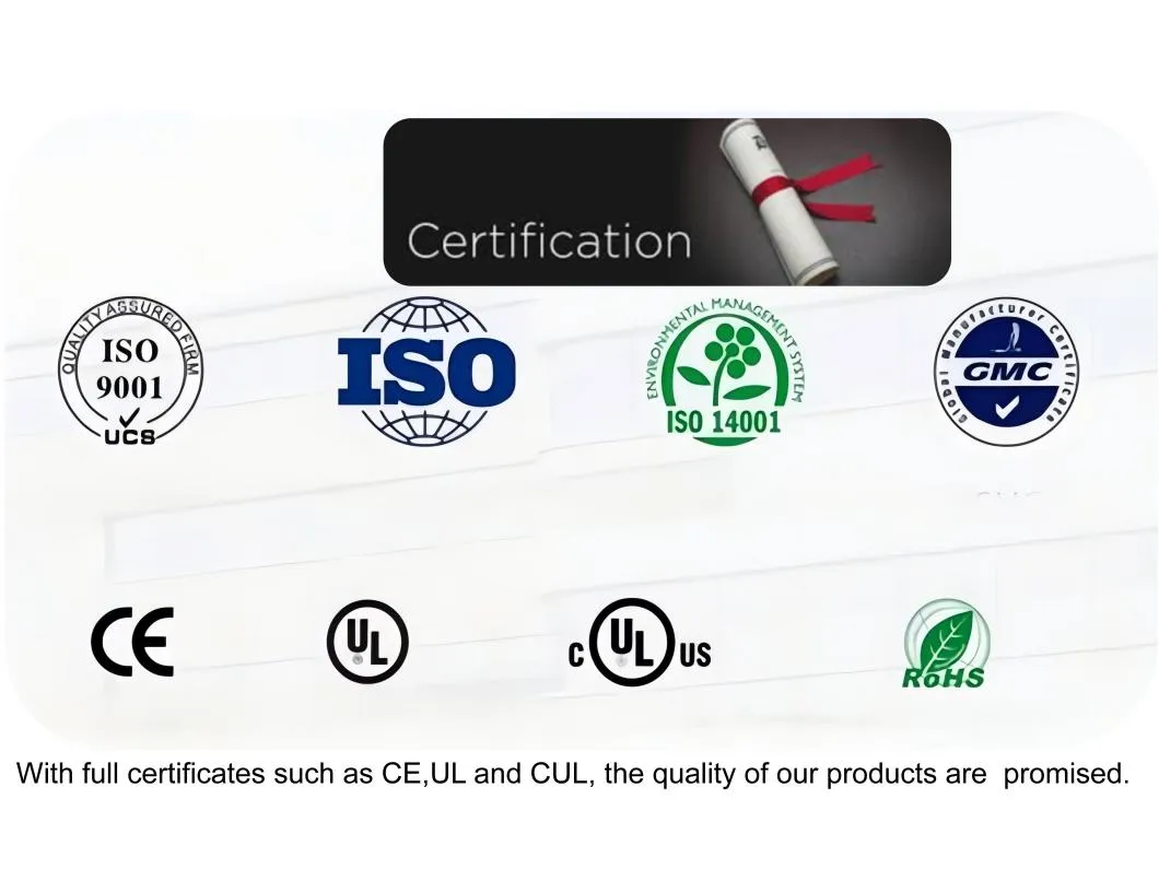 Certificaciones de Unidad de Distribución de Energía PDU Pesada