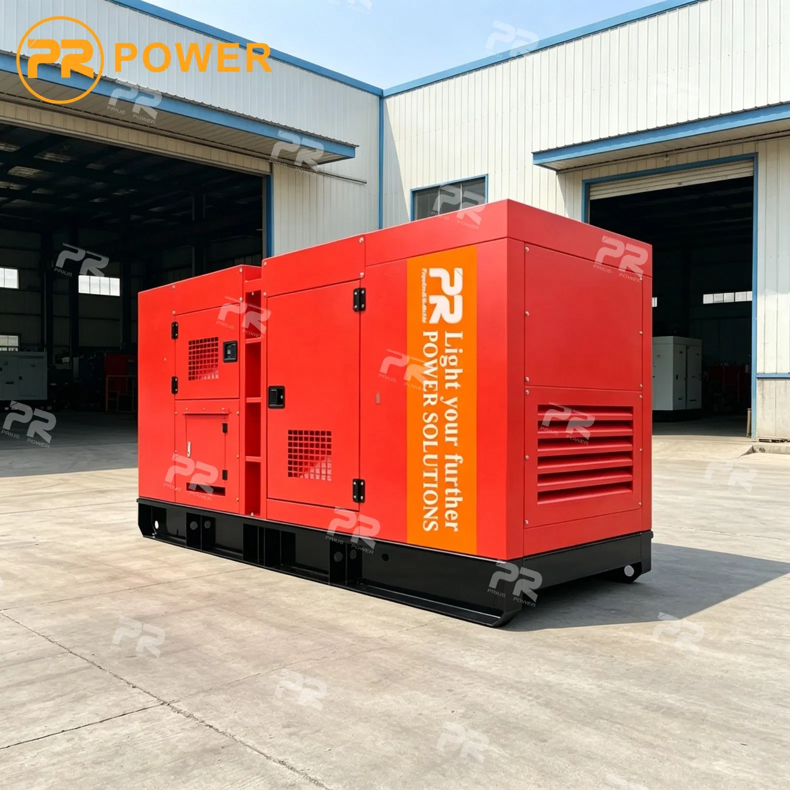 Generador Diesel Trifásico Super Silencioso de Potencia Prime 30kVA 50/60Hz con Motor Peikins 1103A-33G Arranque Automático ATS