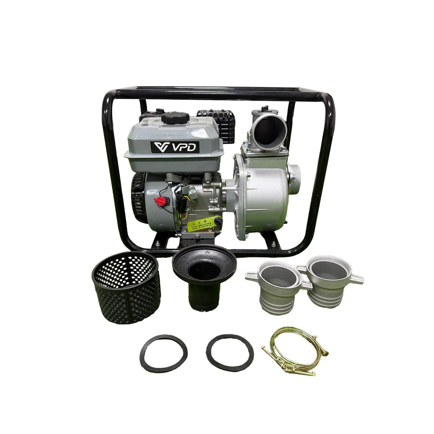 6.5HP Motor 3 Pulgadas Gasolina Alta Presión Bomba de Riego Agrícola Portátil de Petróleo Bomba Eléctrica Diésel Bomba de Agua para Jardín Riego de Granja