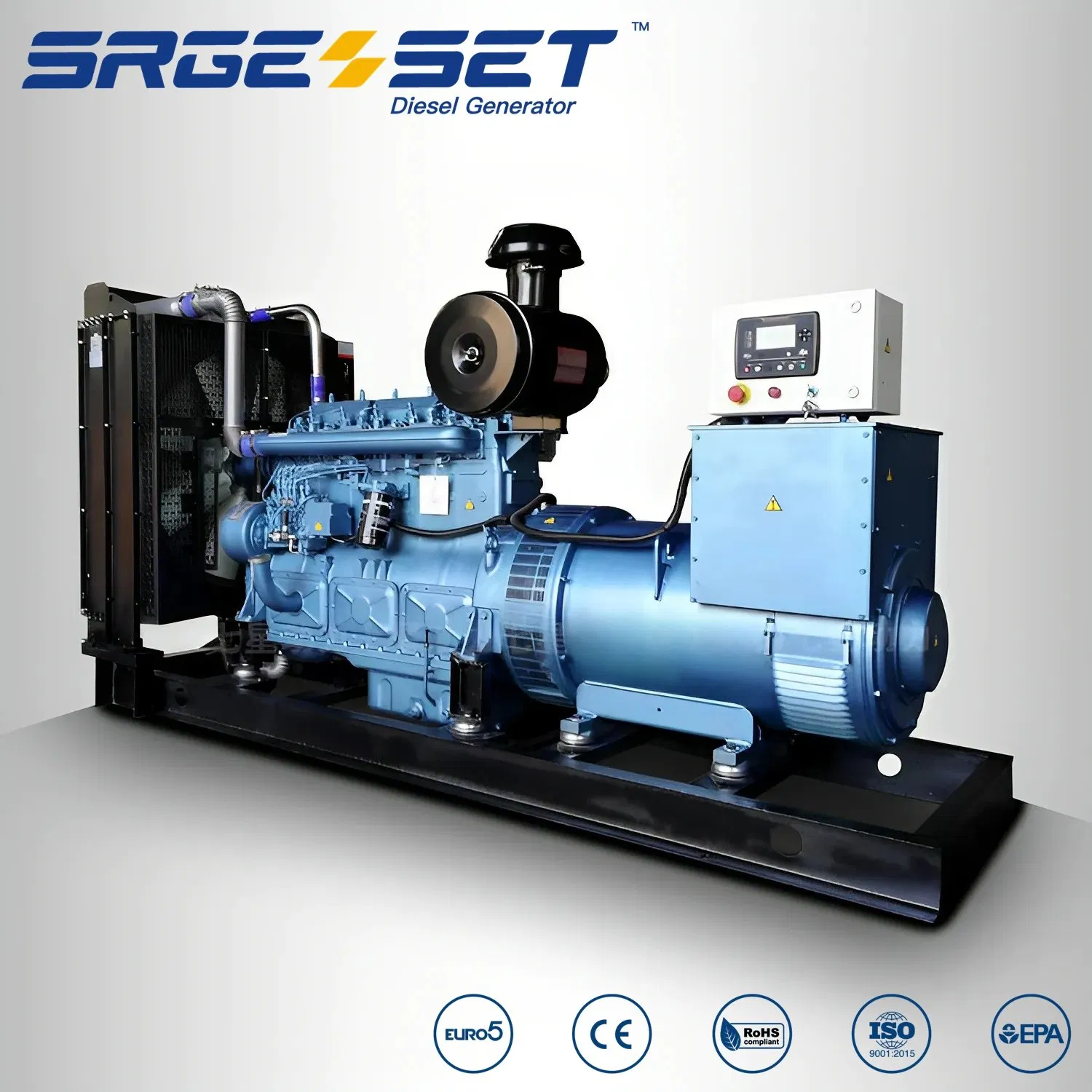 150kw-1500kw Generador de motor diésel de tipo marco abierto fabricante OEM