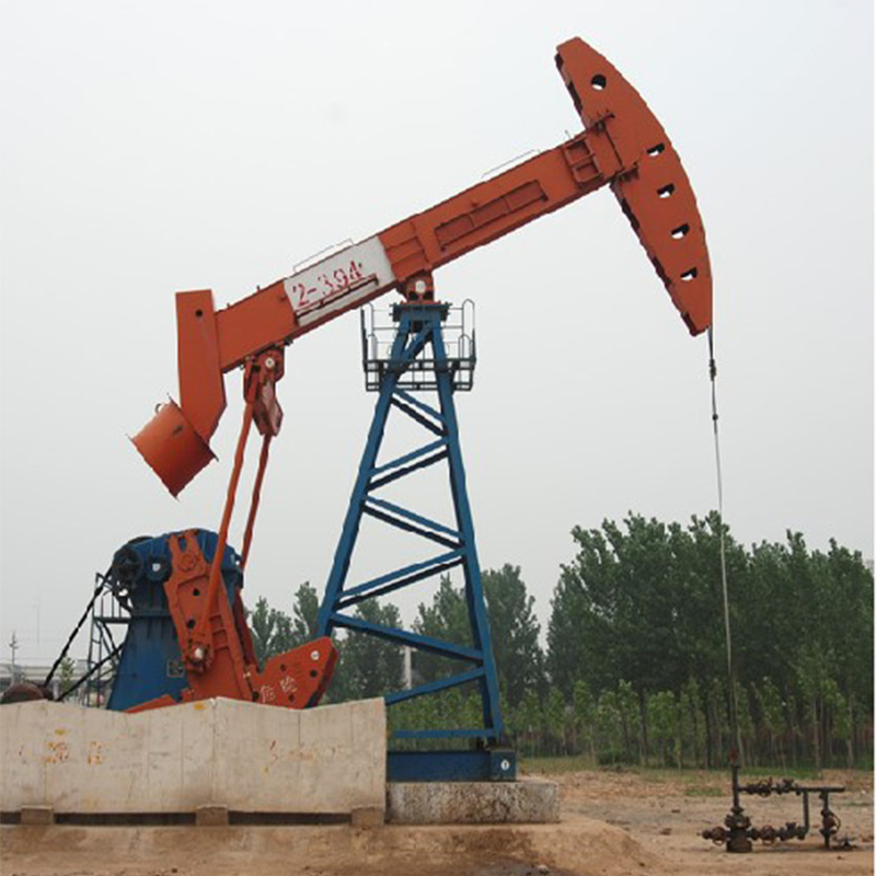Unidad de bombeo de campo petrolero para extracción de petróleo con larga vida útil