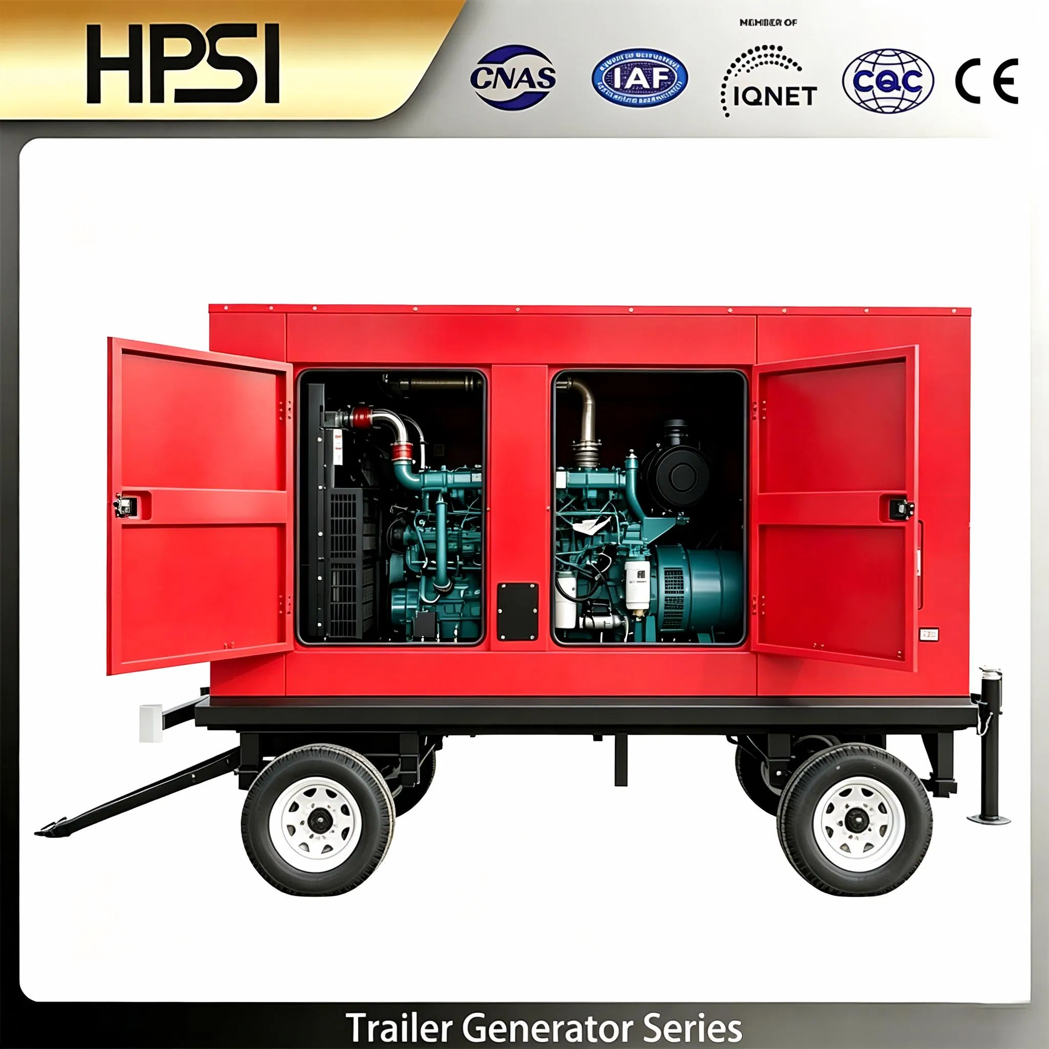 375kVA 50Hz Generador Móvil Con Diseño Remolcable para Suministro de Energía al Aire Libre
