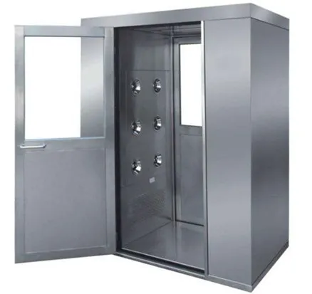Ducha de Aire por Inducción Automática Equipamiento Especial de Purificación de Aire para Sala Limpia Carcasa de Acero Inoxidable Ahorro de Energía y Diseño de Bajo Ruido