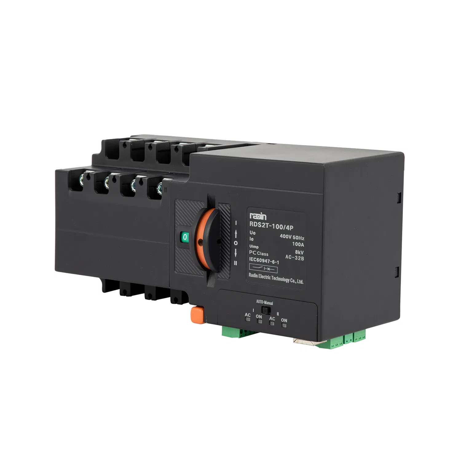 Interruptor de Transferencia Automático con Controlador ATS Inteligente
