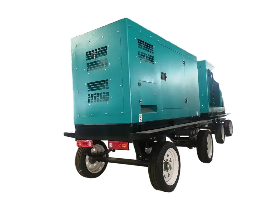 Conjunto de generador eléctrico silencioso