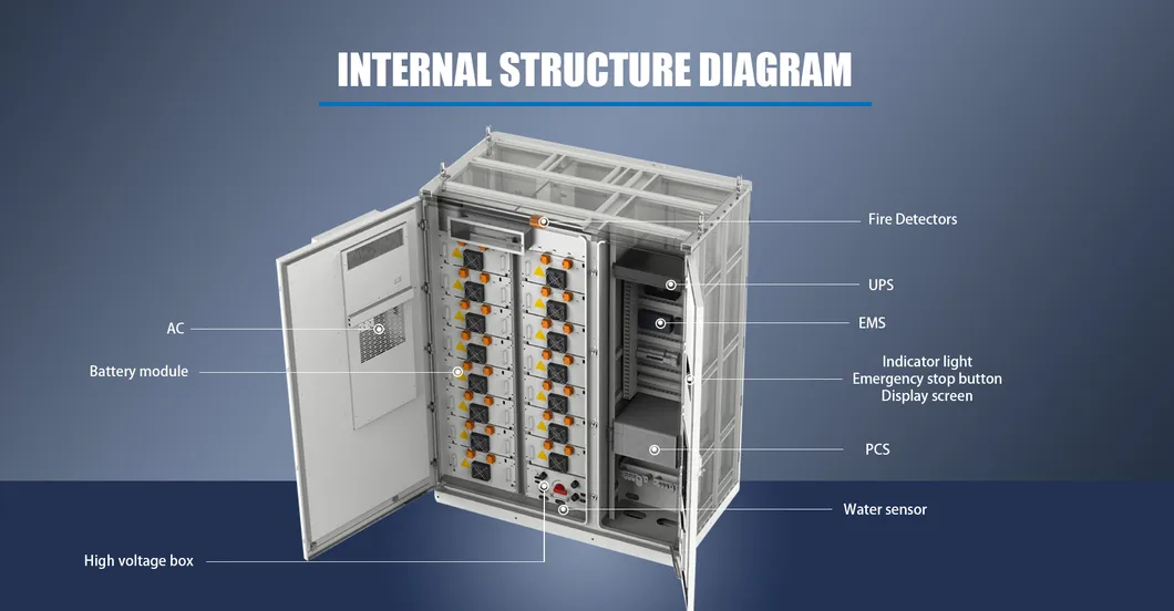 Sistema de Almacenamiento de Energía Industrial 215kwh para Energía de Respaldo