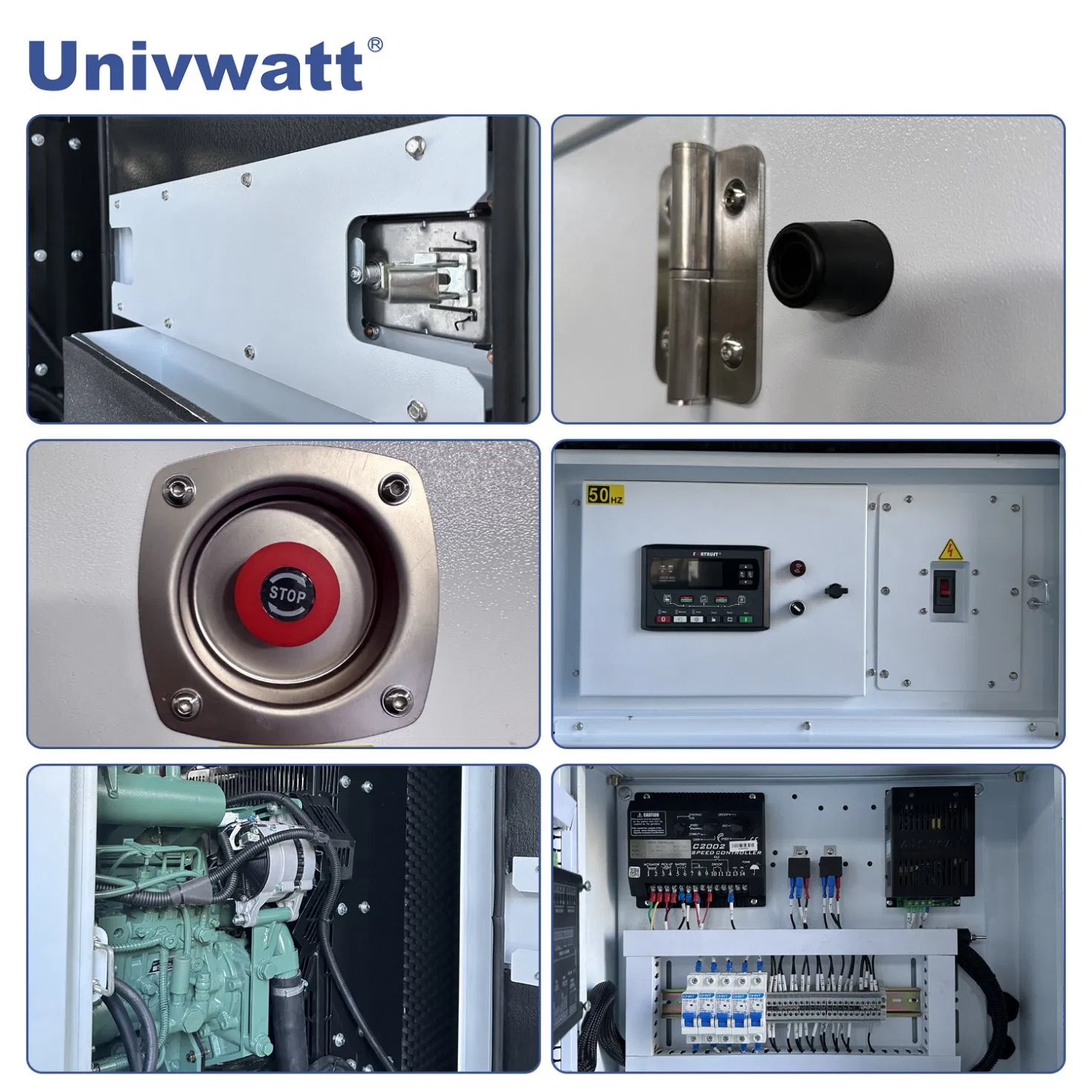 Univwatt 16kw / 20kVA Generador Diesel de Alta Calidad y Silencioso Fawde Prime Power