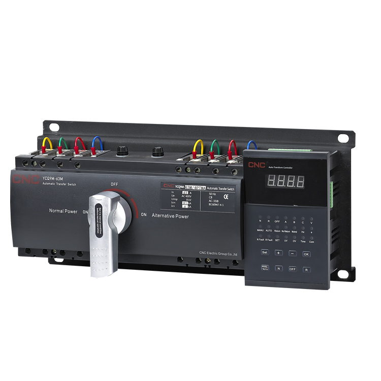 Generador de ATS inteligente CNC, interruptor de transferencia automática, eléctrico manual
