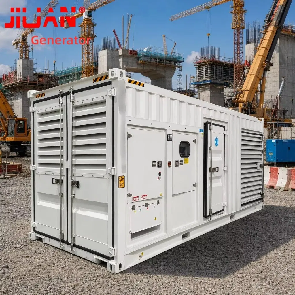 Containerized Generator 1500kVA 1200kw Commins Standby Industrial Backup Power 3phase Soundproof Genset for Construction Site