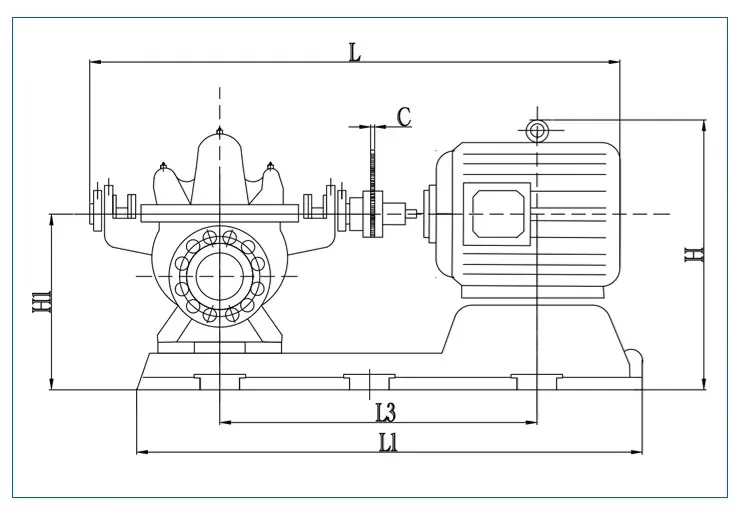 Plano técnico y ensamble de bomba
