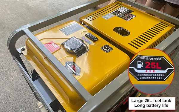 Depósito de combustible grande