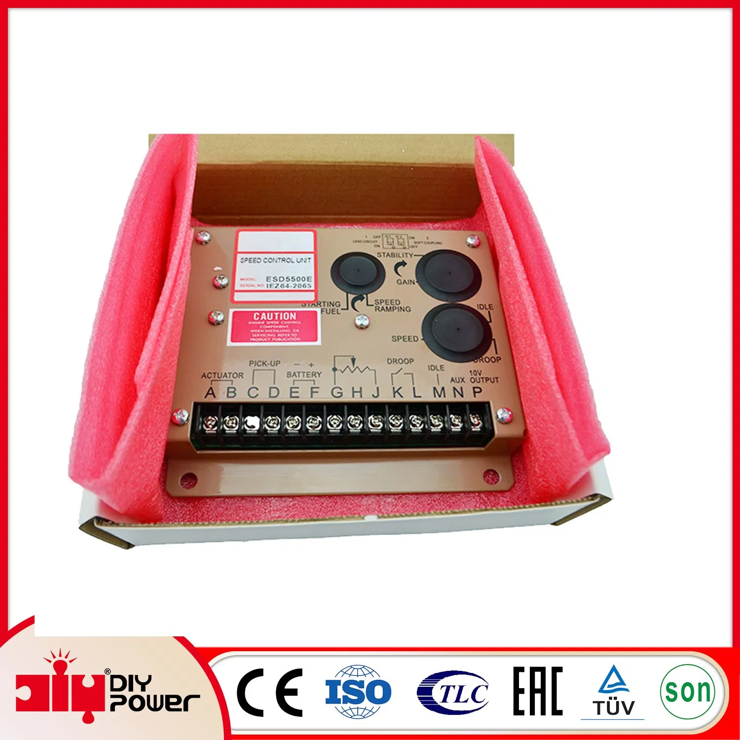 GAC ESD5111 Generador Diesel Unidad de control de velocidad del motor para velocidad Regulador China Proveedor