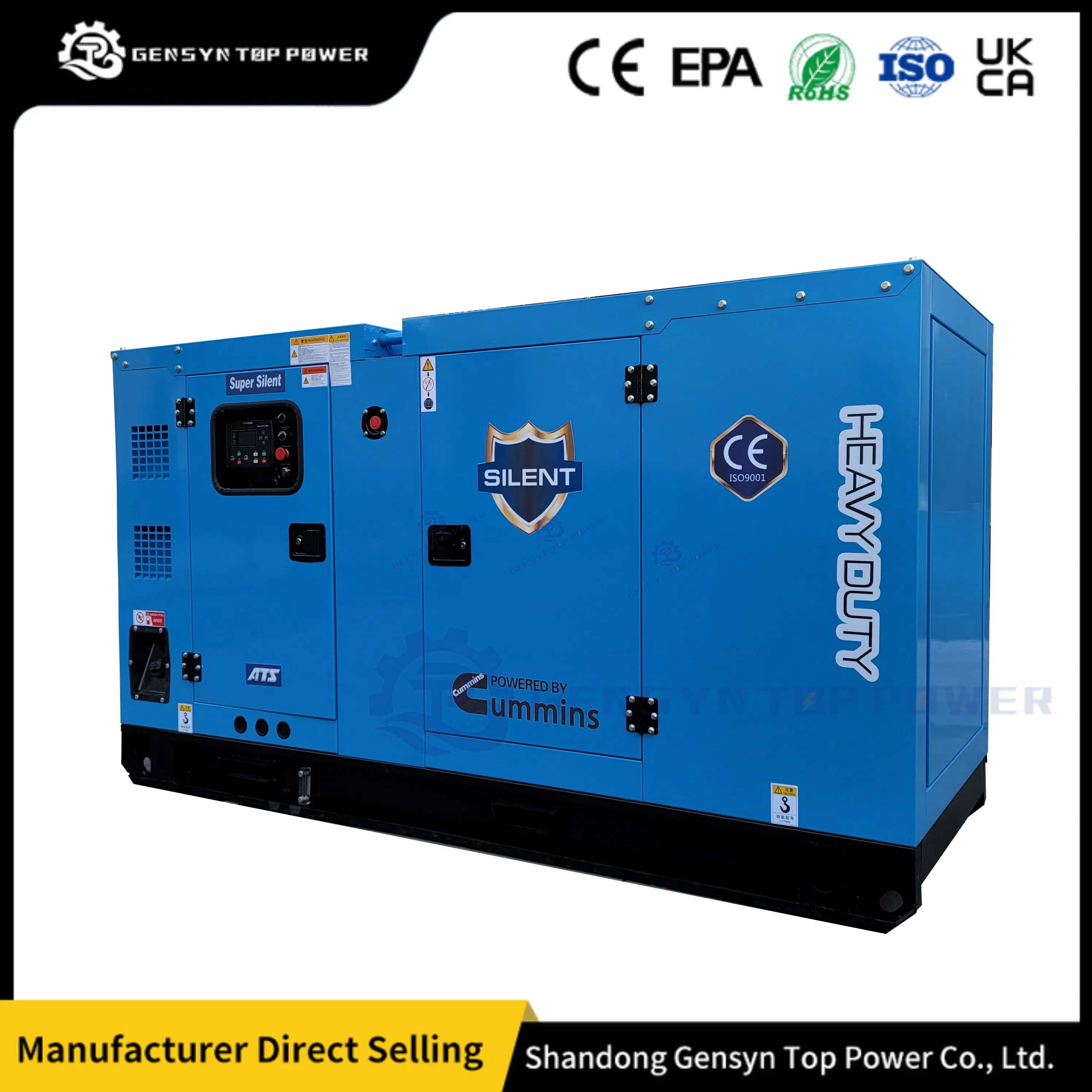 250kVA Solución de Potencia Industrial Prime Generador de Conjunto de Motor Diesel Silencioso