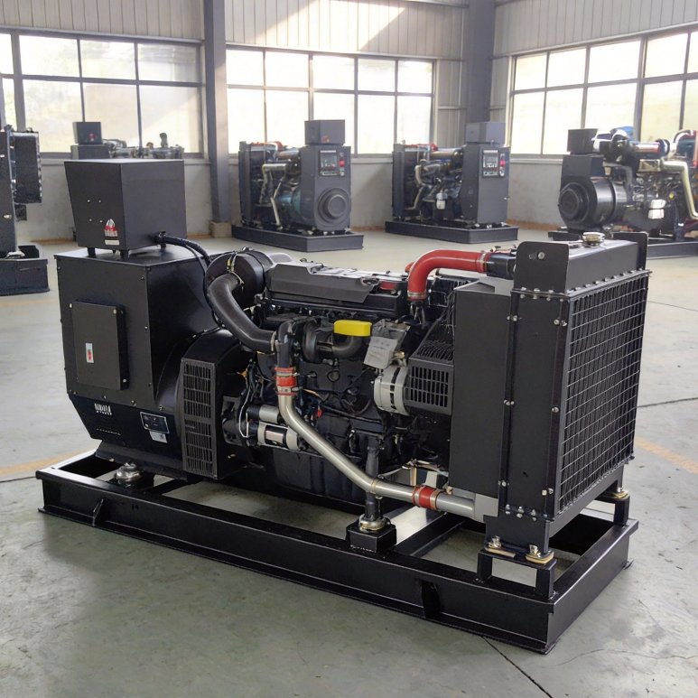 100kVA Generador de energía diésel con motor de generador de marco abierto