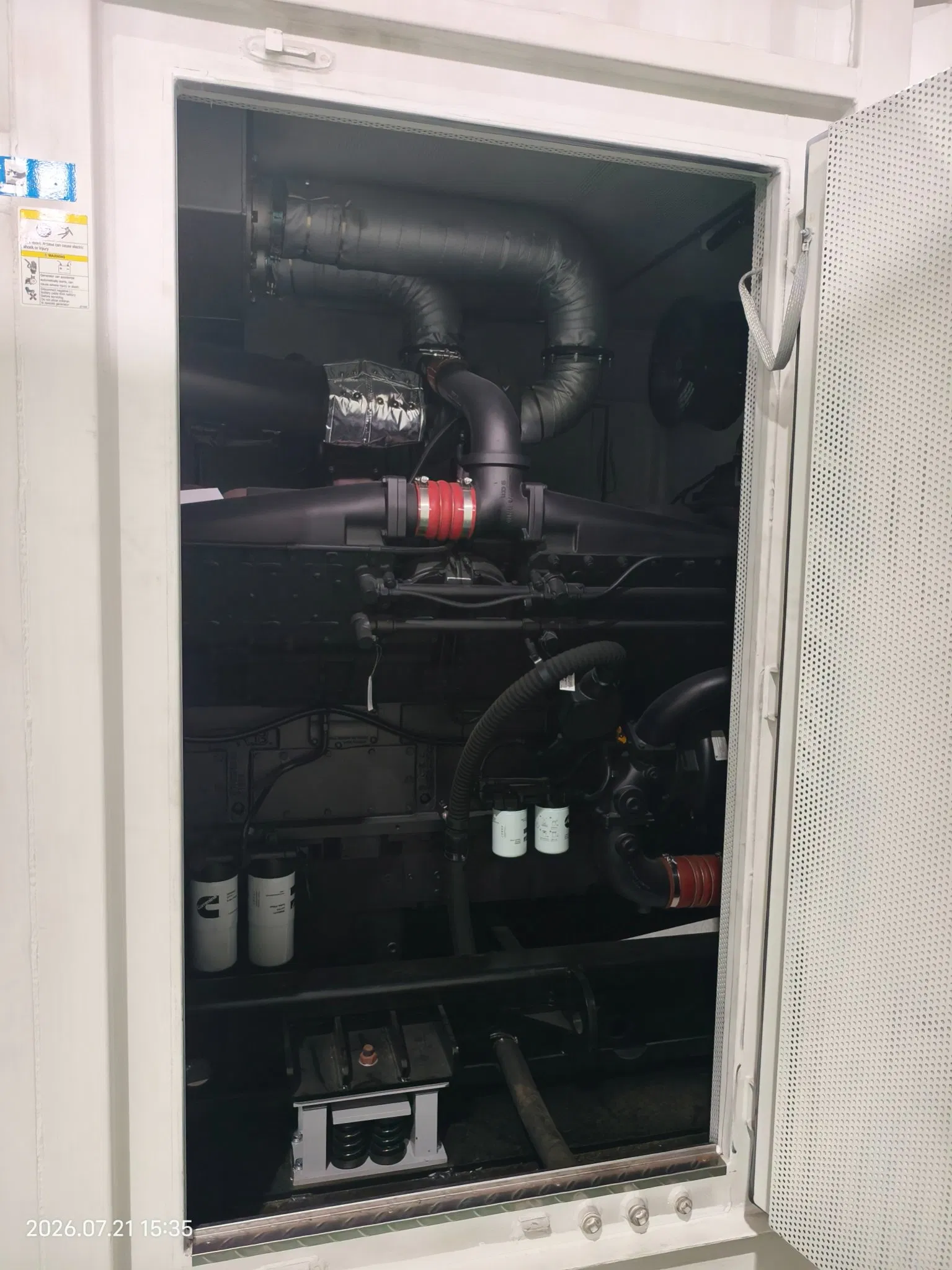 Grupo Electrogeno Silencioso 1100kw 1260kw 1375kVA 1575kVA 1600kw 2000kw Container Type 3 Phase Silent Generator for Business
