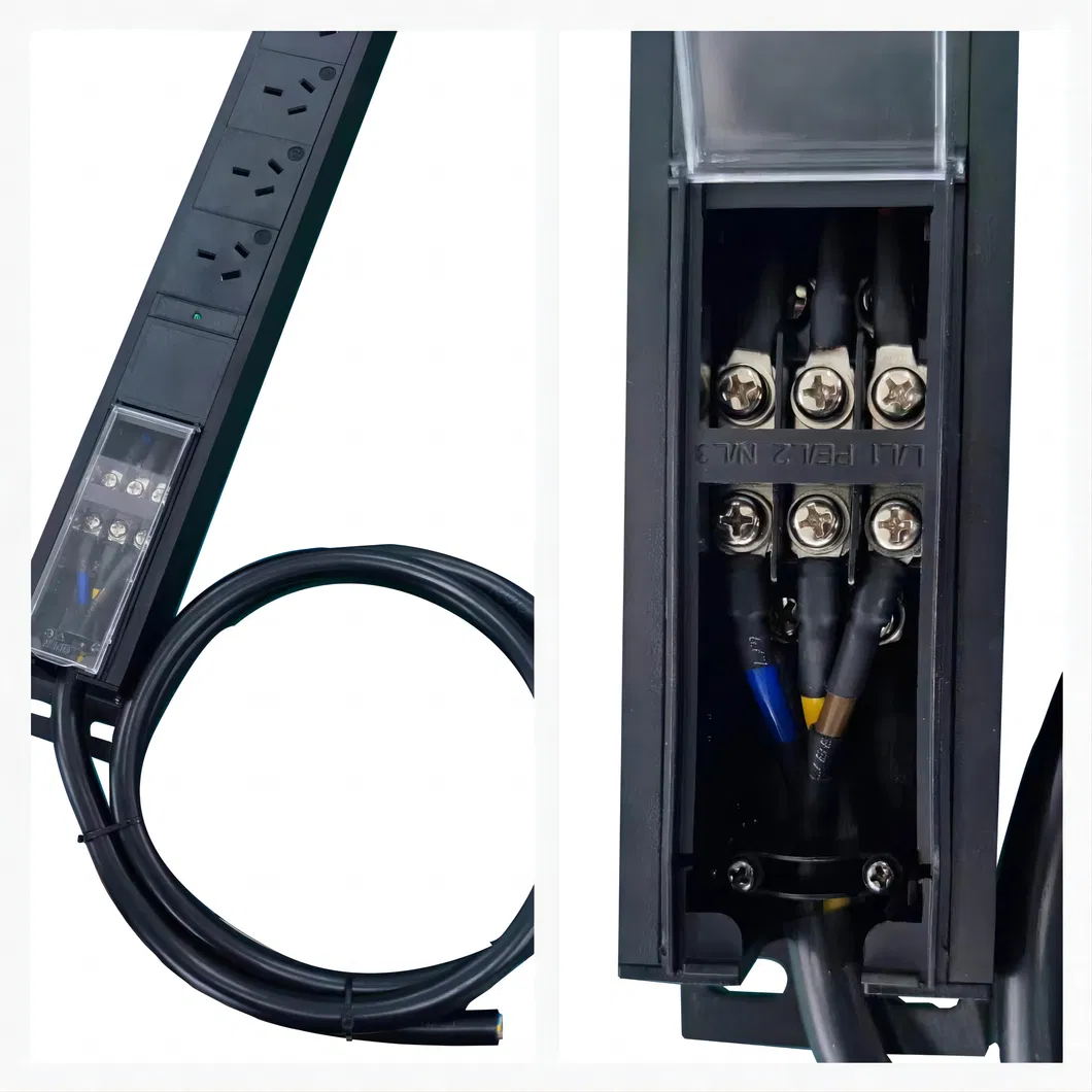 Unidad de Distribución de Energía en Rack Vertical para Eficiencia Energética