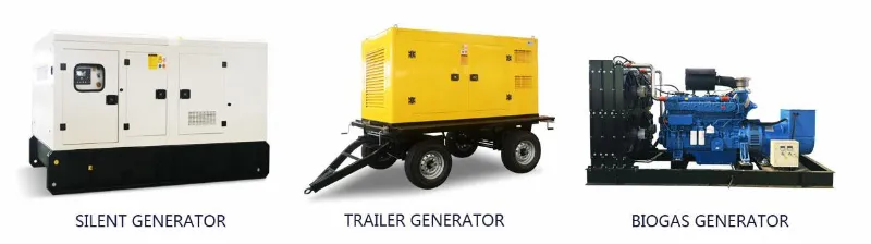 Generador Diesel de Contenedor Abierto/Silencioso