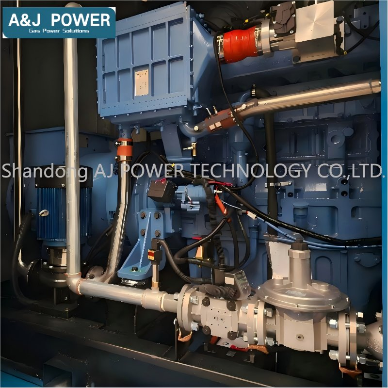 700kw 50Hz 1500rpm Generador de Gas Natural de Doble Combustible LNG CNG LPG Motor Yuchai Generador Genset AC 3 Fase Motor de Gas Natural Metano Libre Planta de Energía de Pistón de Gas